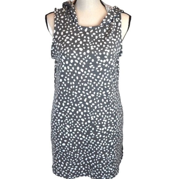 Evolution & Creation Swim Lounge Hooded Coverup, Gray & White - Medium - Picture 1 of 7